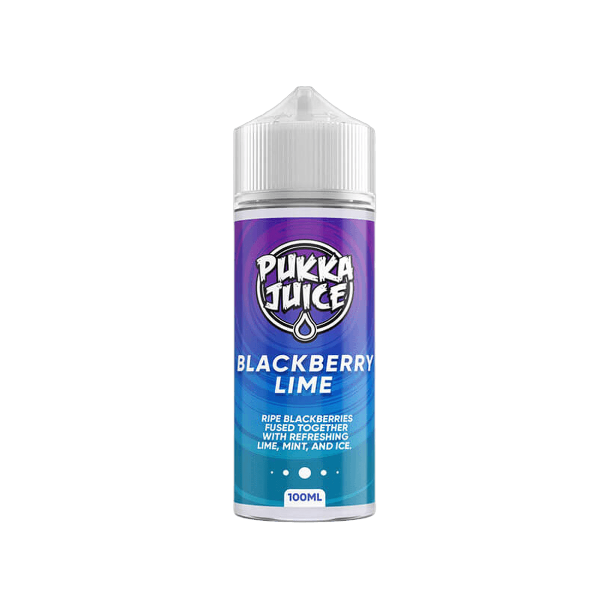 Blackberry Lime 100ml Shortfill E-Liquid by Pukka Juice - E-Liquids