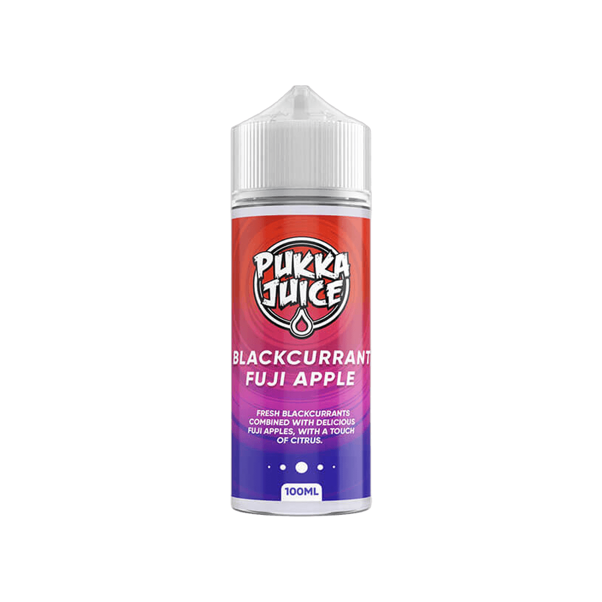 Blackcurrant Fuji Apple 100ml Shortfill E-Liquid by Pukka Juice - E-Liquids
