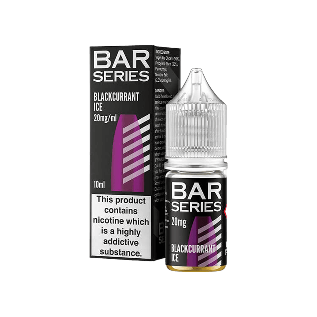 Blackcurrant Ice Nic Salt E-Liquid by Bar Series