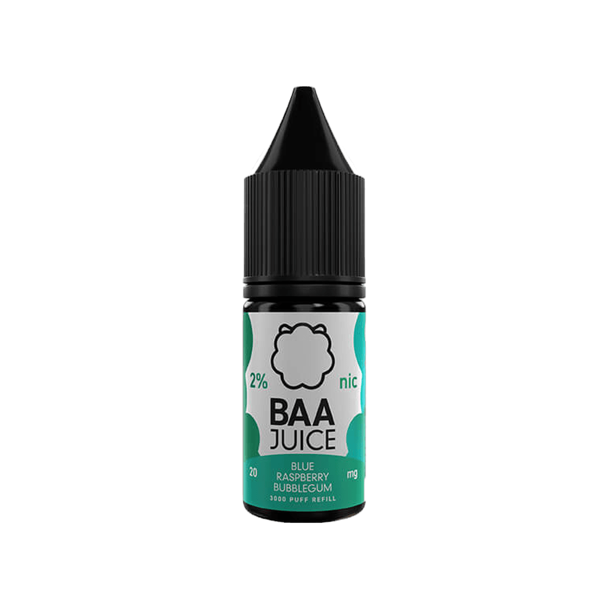 Blue Raspberry Bubblegum Nic Salt E-Liquid by Baa Juice
