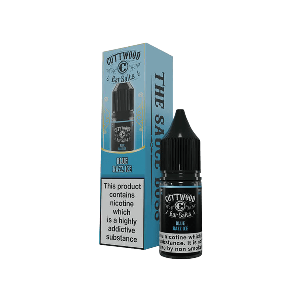 Blue Razz Ice Nic Salt E-Liquid by Cuttwood Bar Salts - E-Liquids