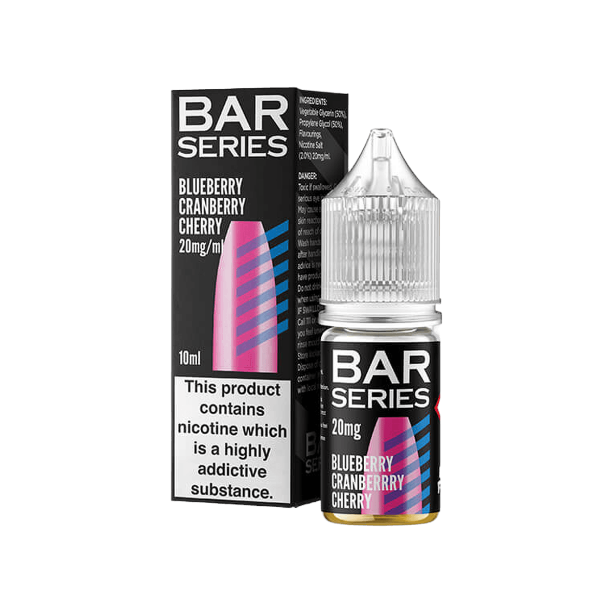 Blueberry Cherry Cranberry Nic Salt E-Liquid by Bar Series