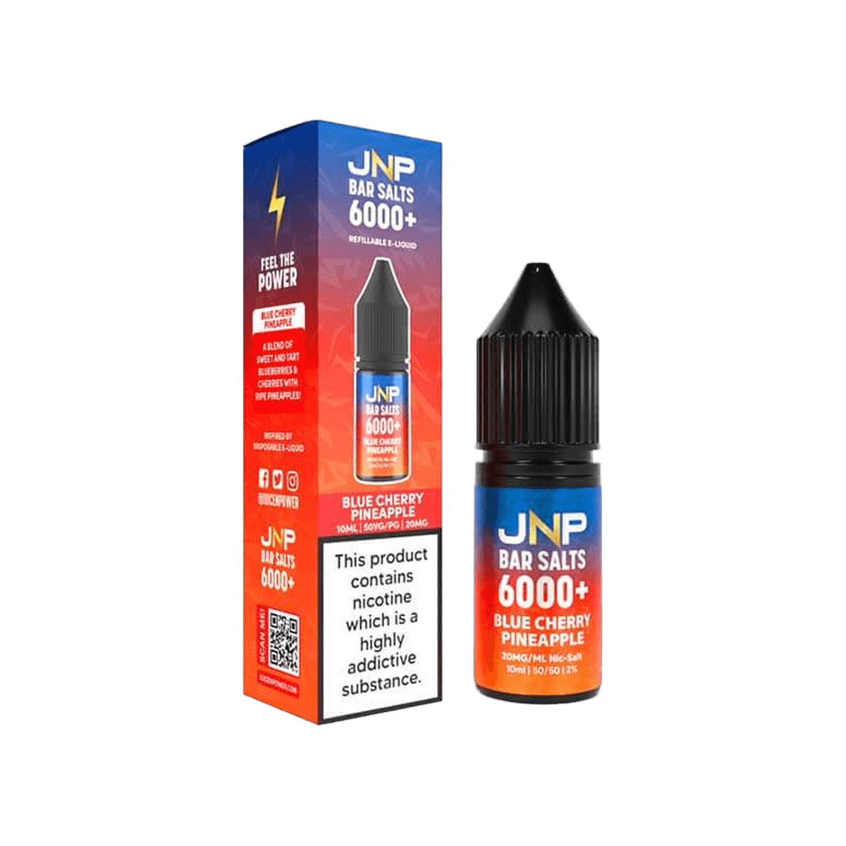 Blueberry Cherry Cranberry Bar Salts Nic Salt E-Liquid by Juice N Power - E-Liquids