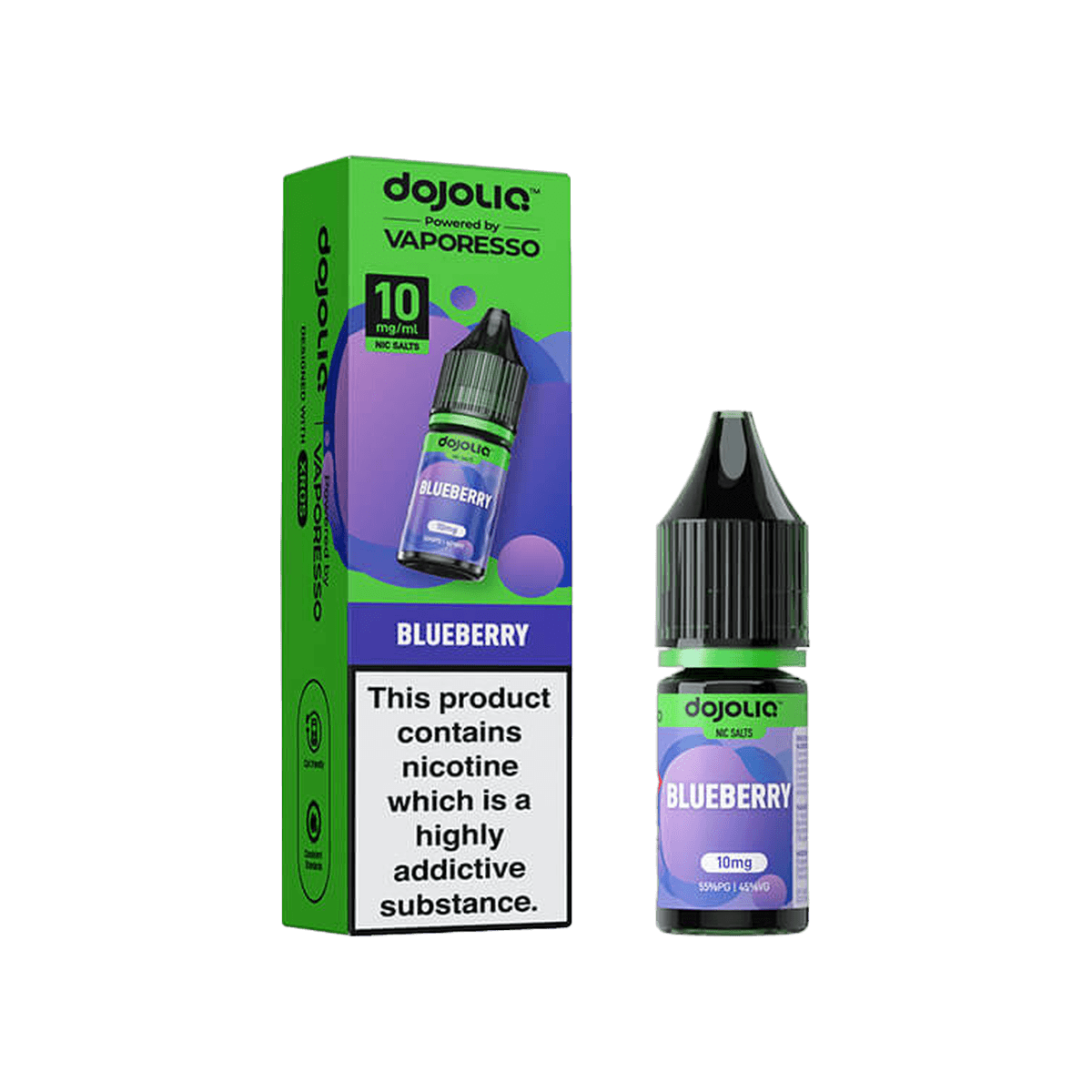 Blueberry Nic Salt E-Liquid by Dojoliq