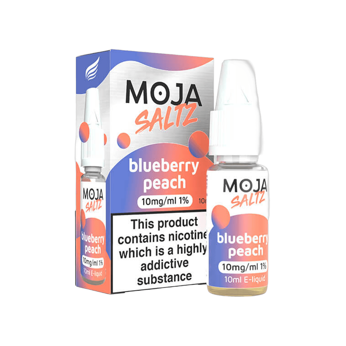 Blueberry Peach Nic Salt E-Liquid by Moja Saltz - E-Liquids
