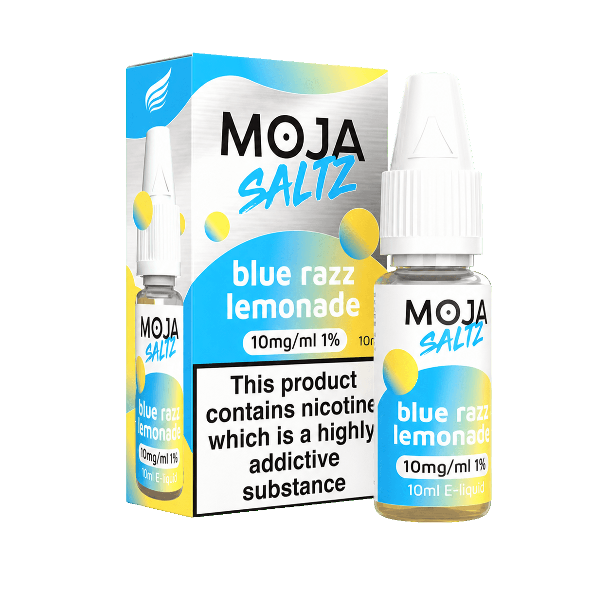 Blueberry Razz Lemonade Nic Salt E-Liquid by Moja Saltz - 10mg E-Liquid