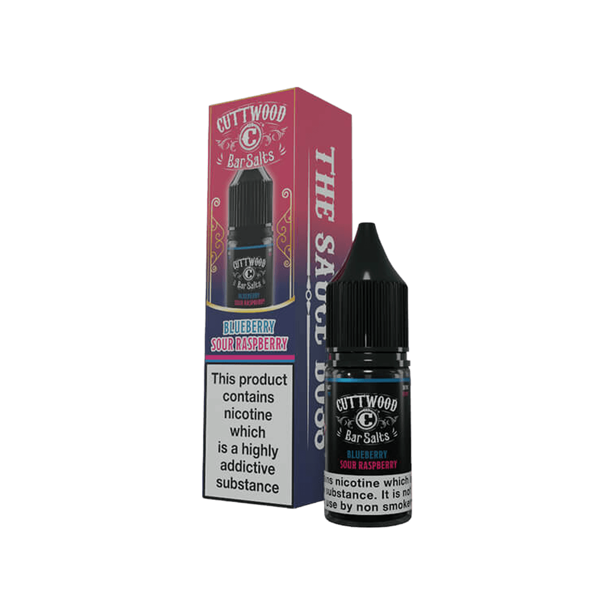Blueberry Sour Raspberry Nic Salt E-Liquid by Cuttwood Bar Salts