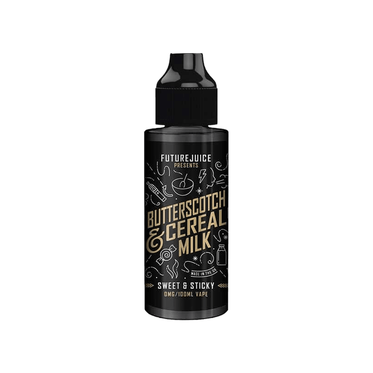 Butterscotch Cereal Milk 100ml Shortfill E-Liquid by Future Juice - E-Liquids