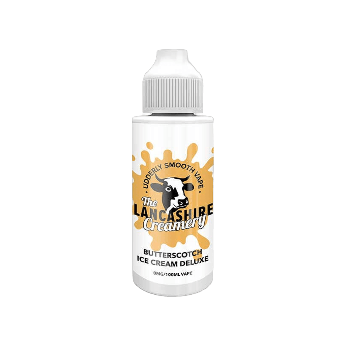 Butterscotch Ice Cream Deluxe 100ml Shortfill E-Liquid by The Lancashire Creamery