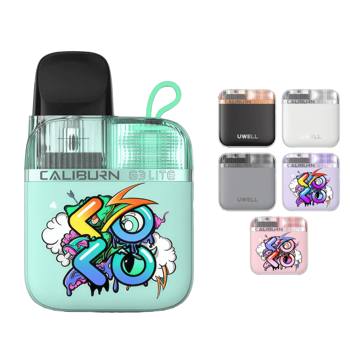 Uwell Caliburn G3 Lite Koko Pod Kit in six colours