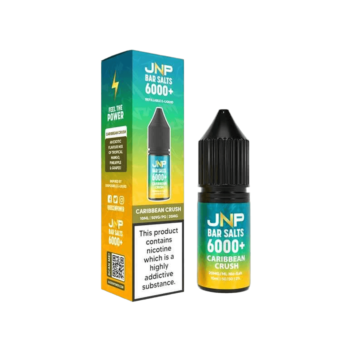 Caribbean Crush Bar Salts Nic Salt E-Liquid by Juice N Power - E-Liquids