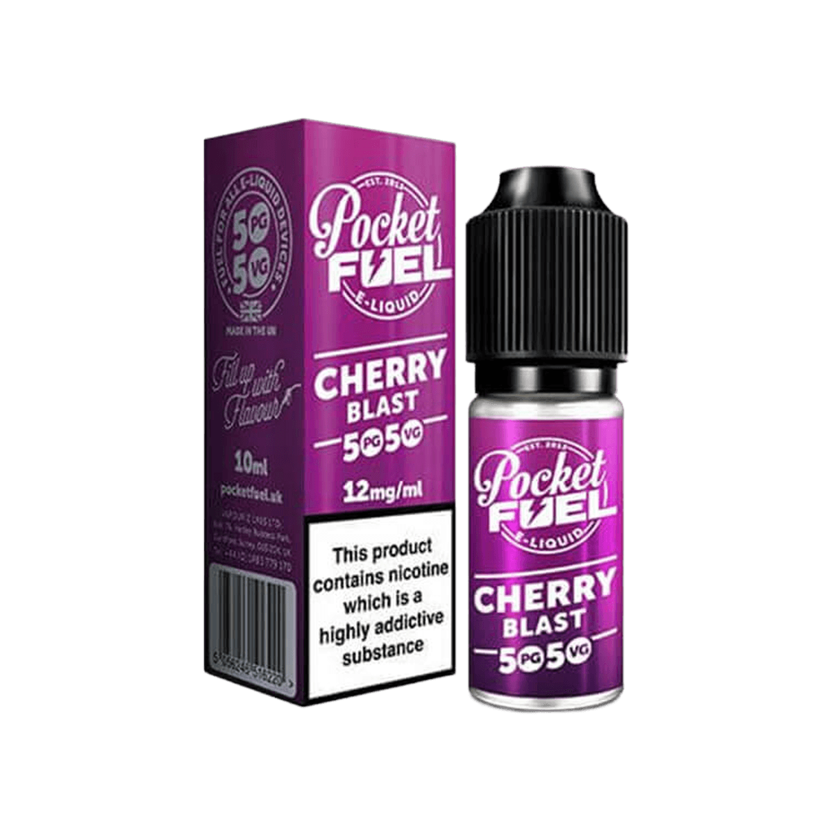 Cherry Blast 50 50 E-Liquid by Pocket Fuel - E-Liquids