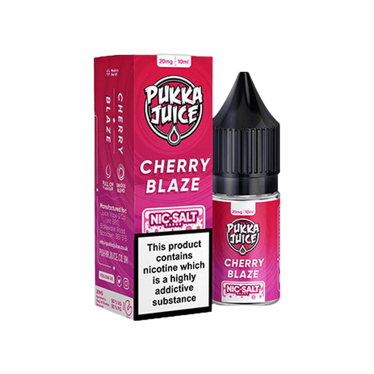 Cherry Blaze Nic Salt E-Liquid by Pukka Juice - E-Liquids