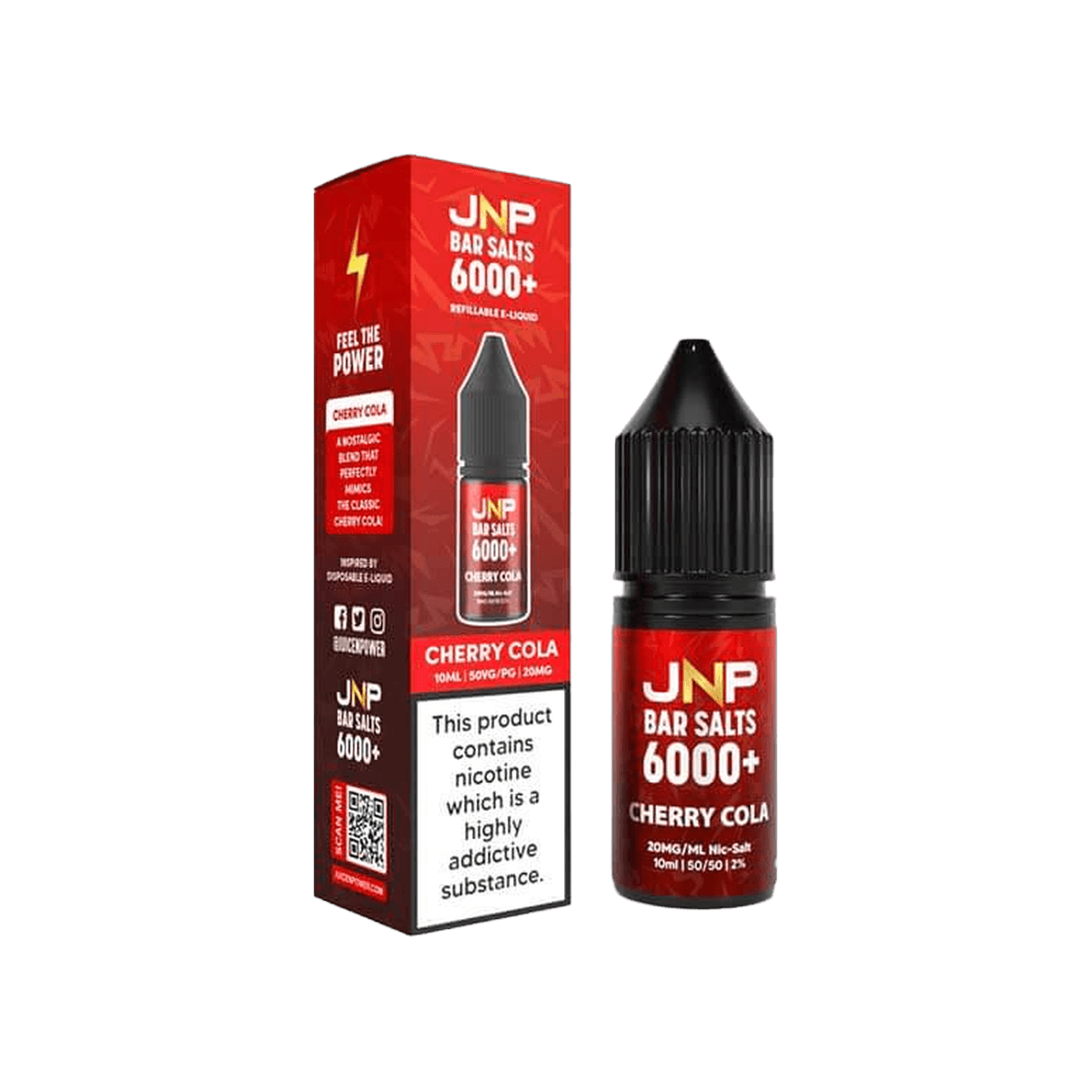 Cherry Cola Bar Salts Nic Salt E-Liquid by Juice N Power - E-Liquids