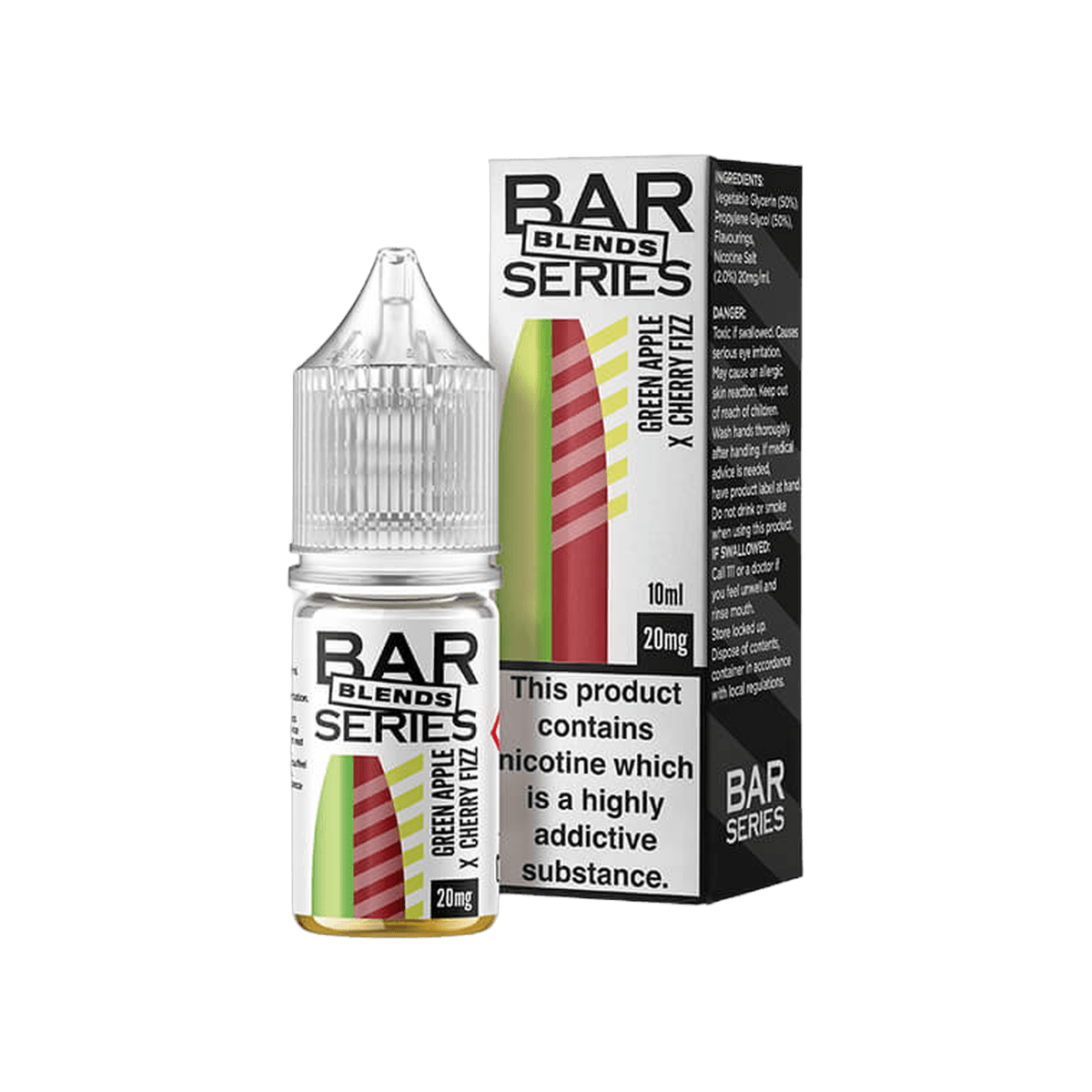 Cherry Fizz x Green Apple Nic Salt E-Liquid by Bar Series Blends