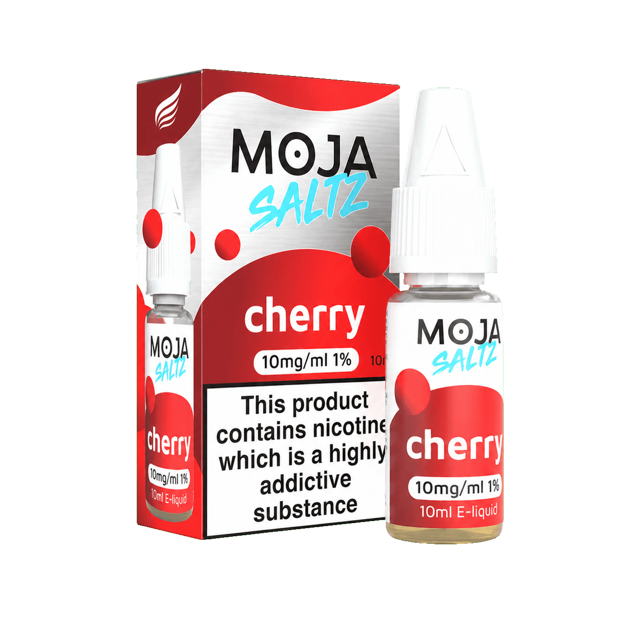 Cherry Nic Salt E-Liquid by Moja Saltz - 10mg E-Liquid