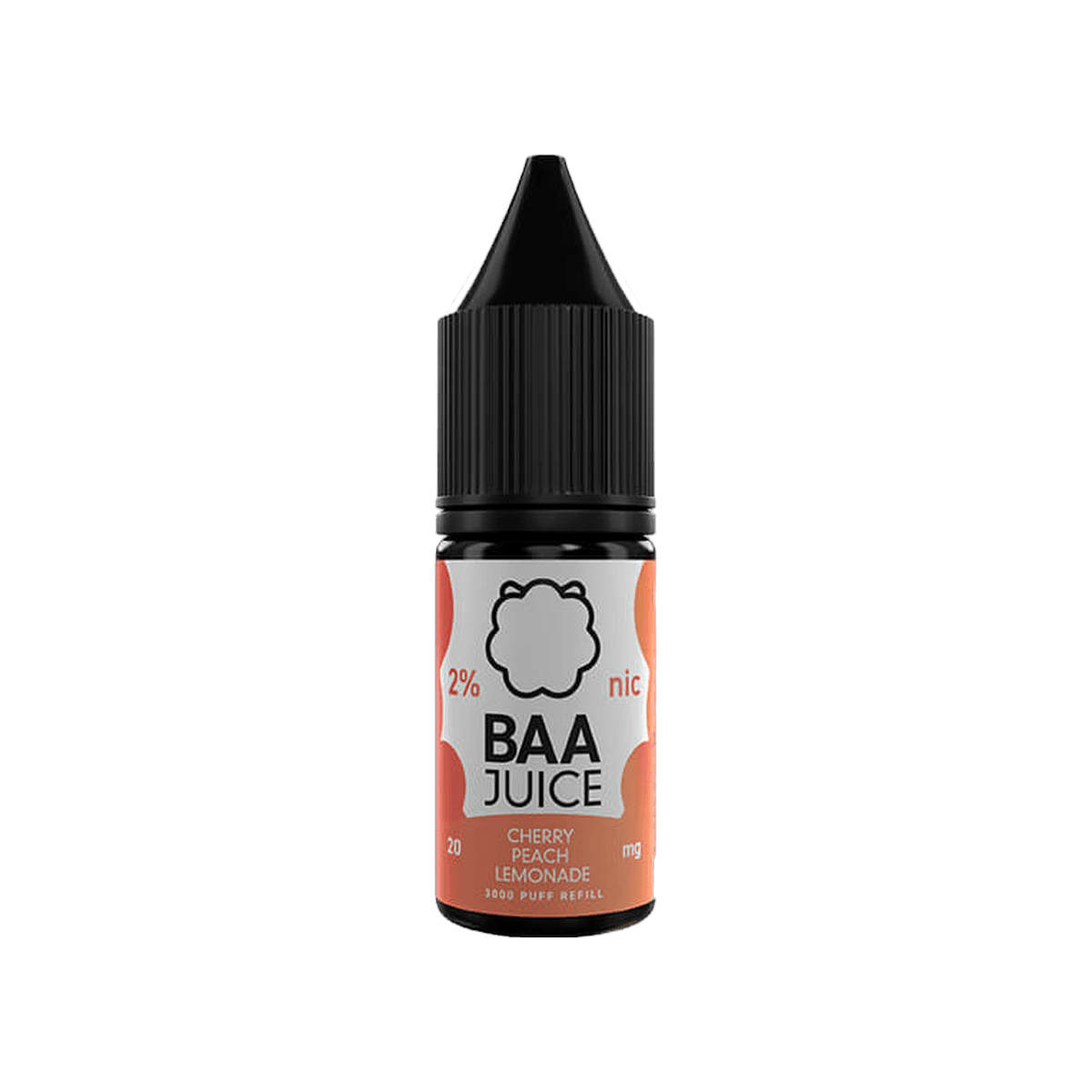 Cherry Peach Lemonade Nic Salt E-Liquid by Baa Juice