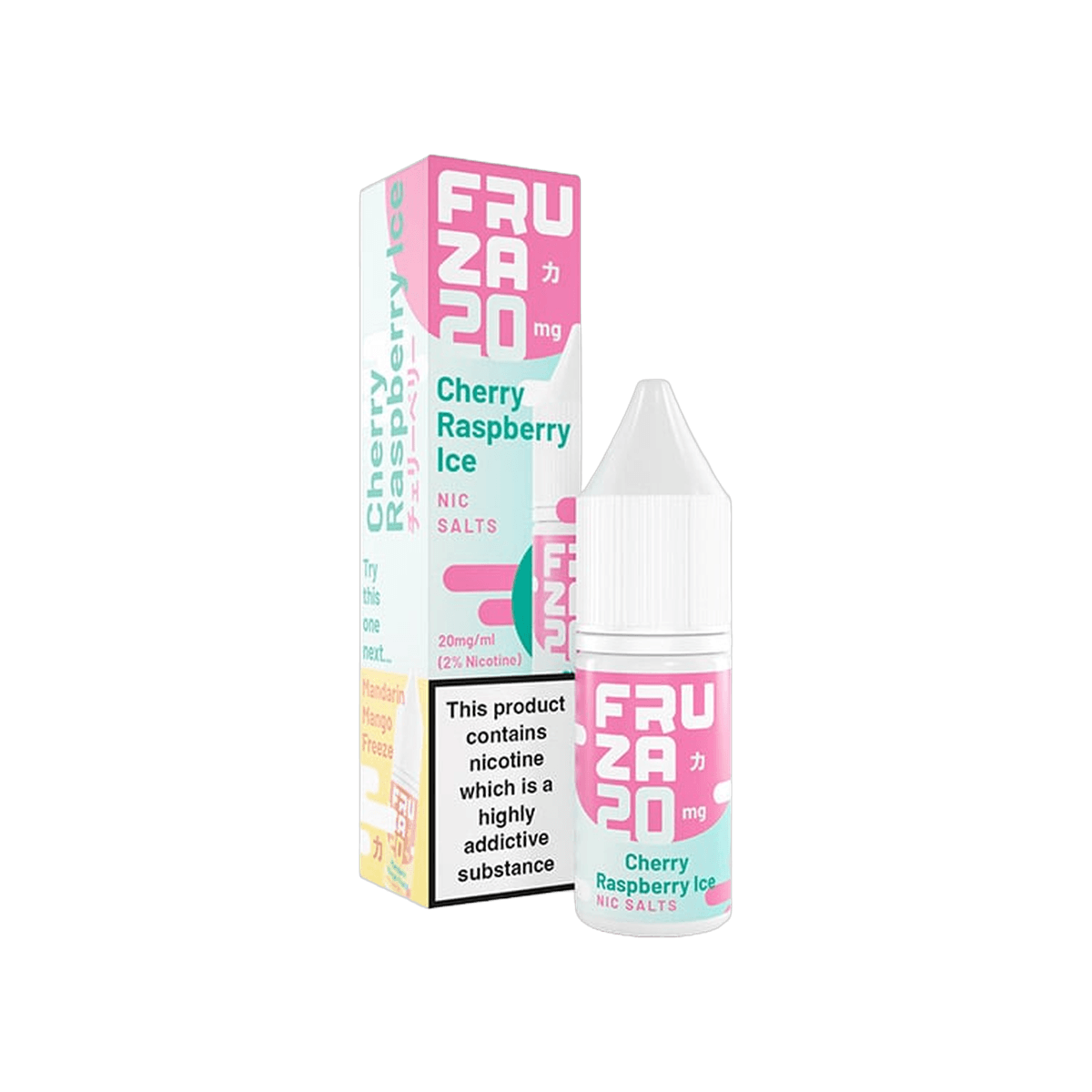 Cherry Raspberry Ice Nic Salt E-Liquid by Fruza - E-Liquids
