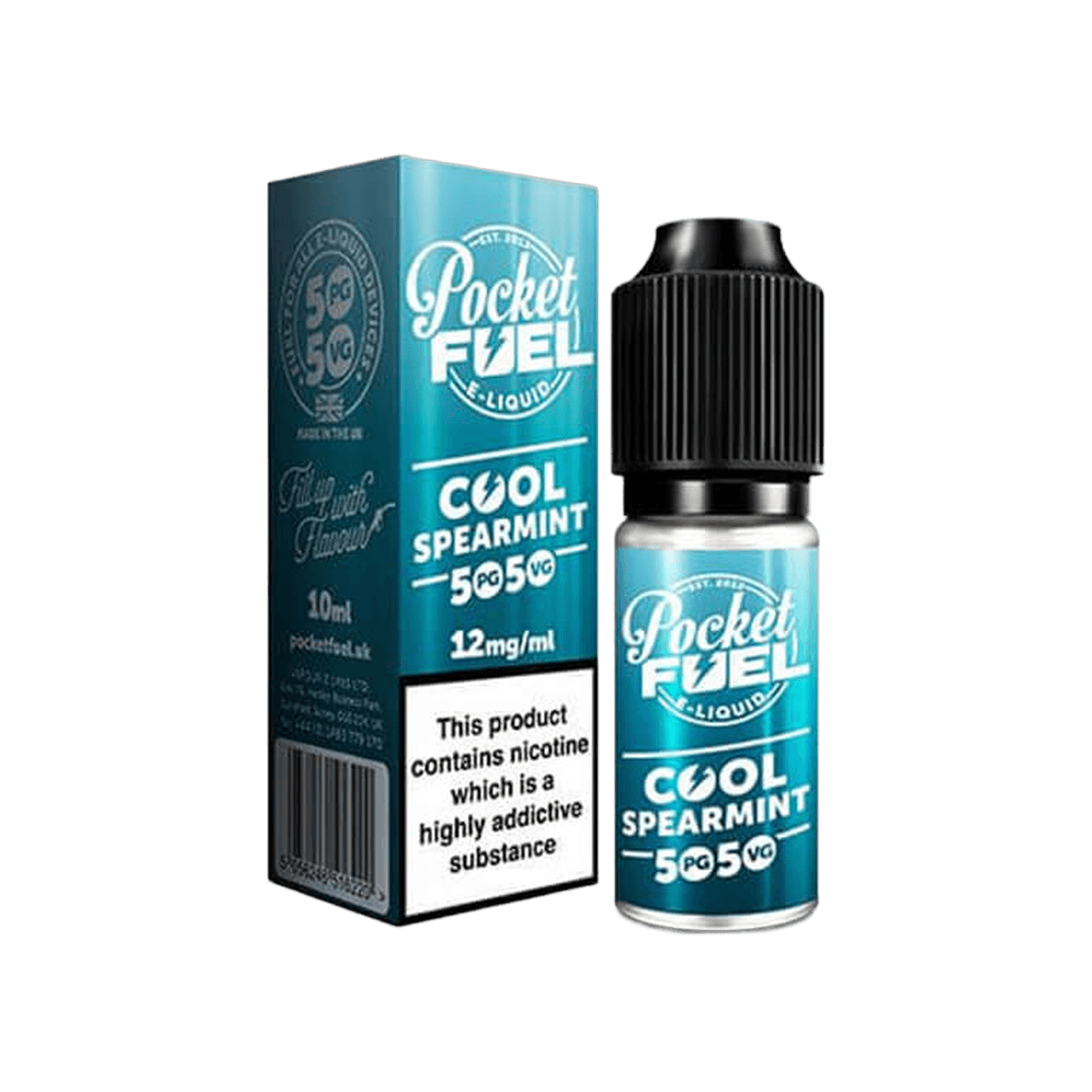 Cool Spearmint 50 50 E-Liquid by Pocket Fuel - E-Liquids