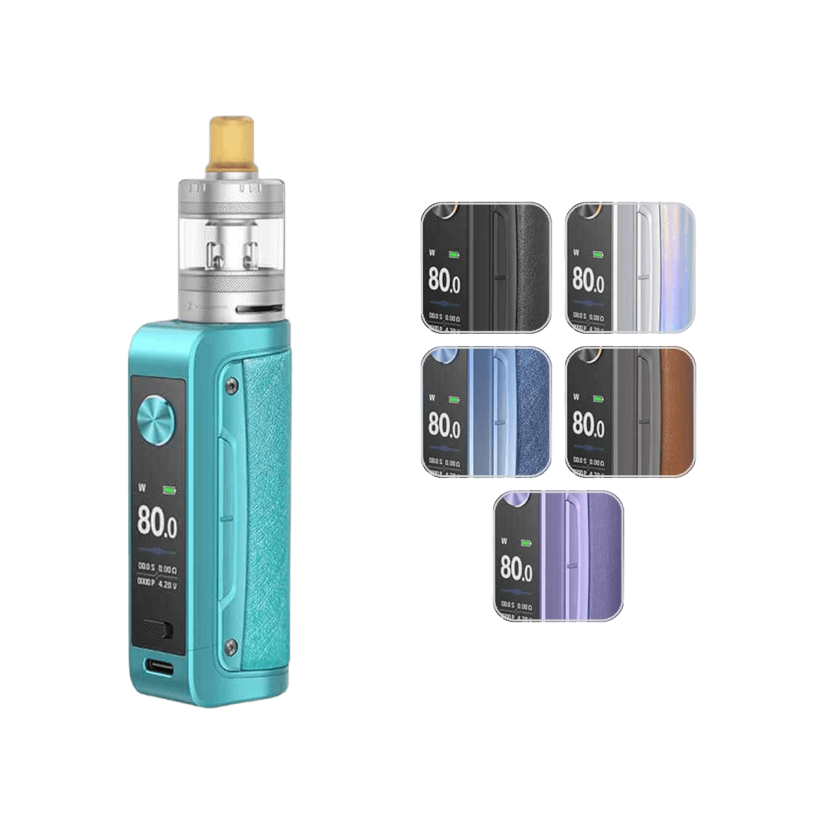Innokin Coolfire Z80 Nex Vape Kit with colour swatches