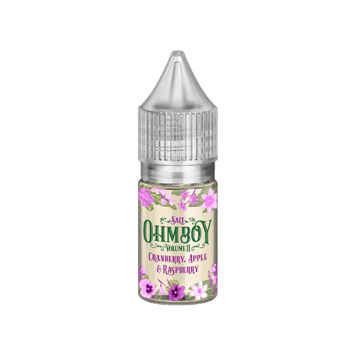 Cranberry, Apple & Raspberry Nic Salt E-Liquid by Ohm Boy Volume II