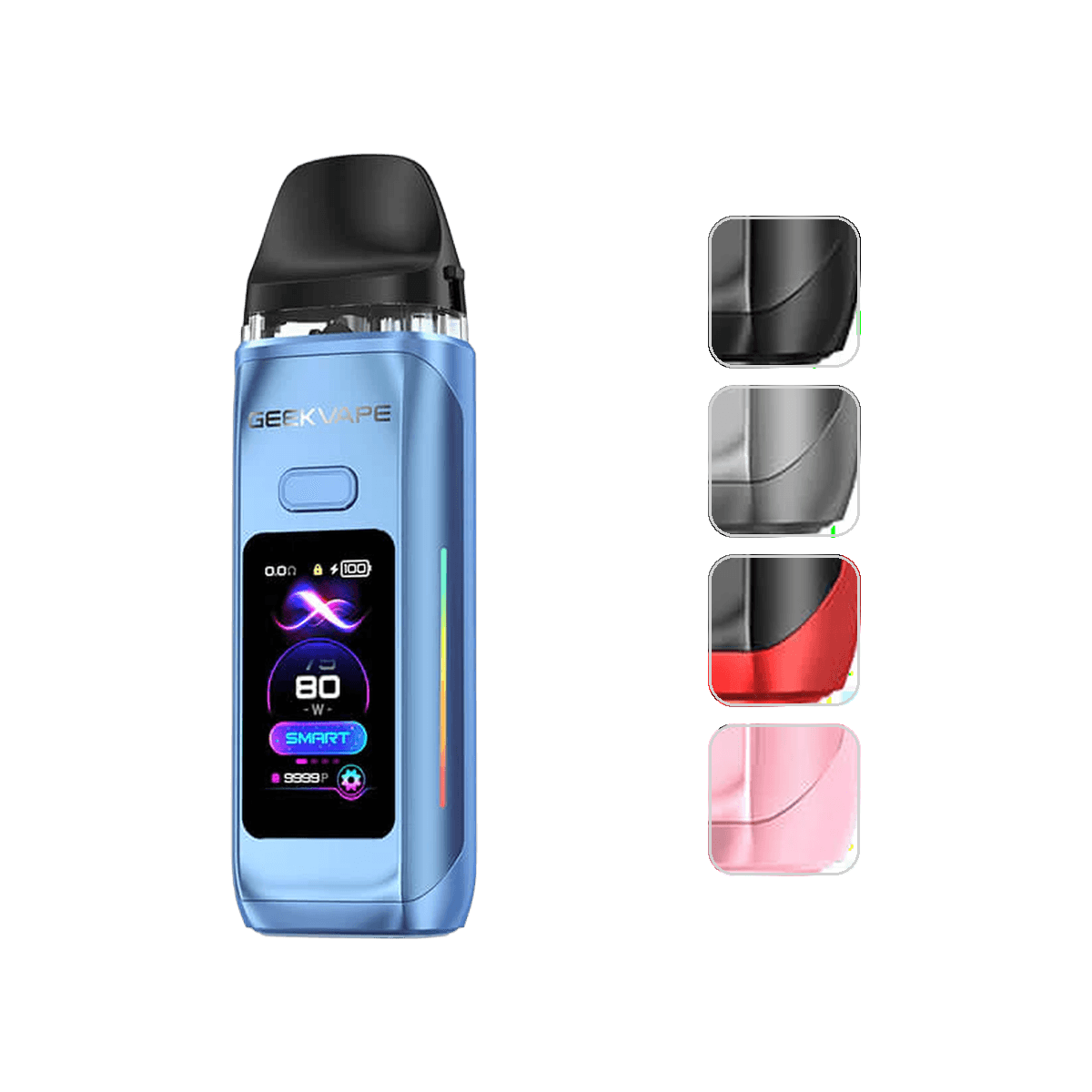 GeekVape Digi Max Pod Kit in Misty Blue with colour swatches