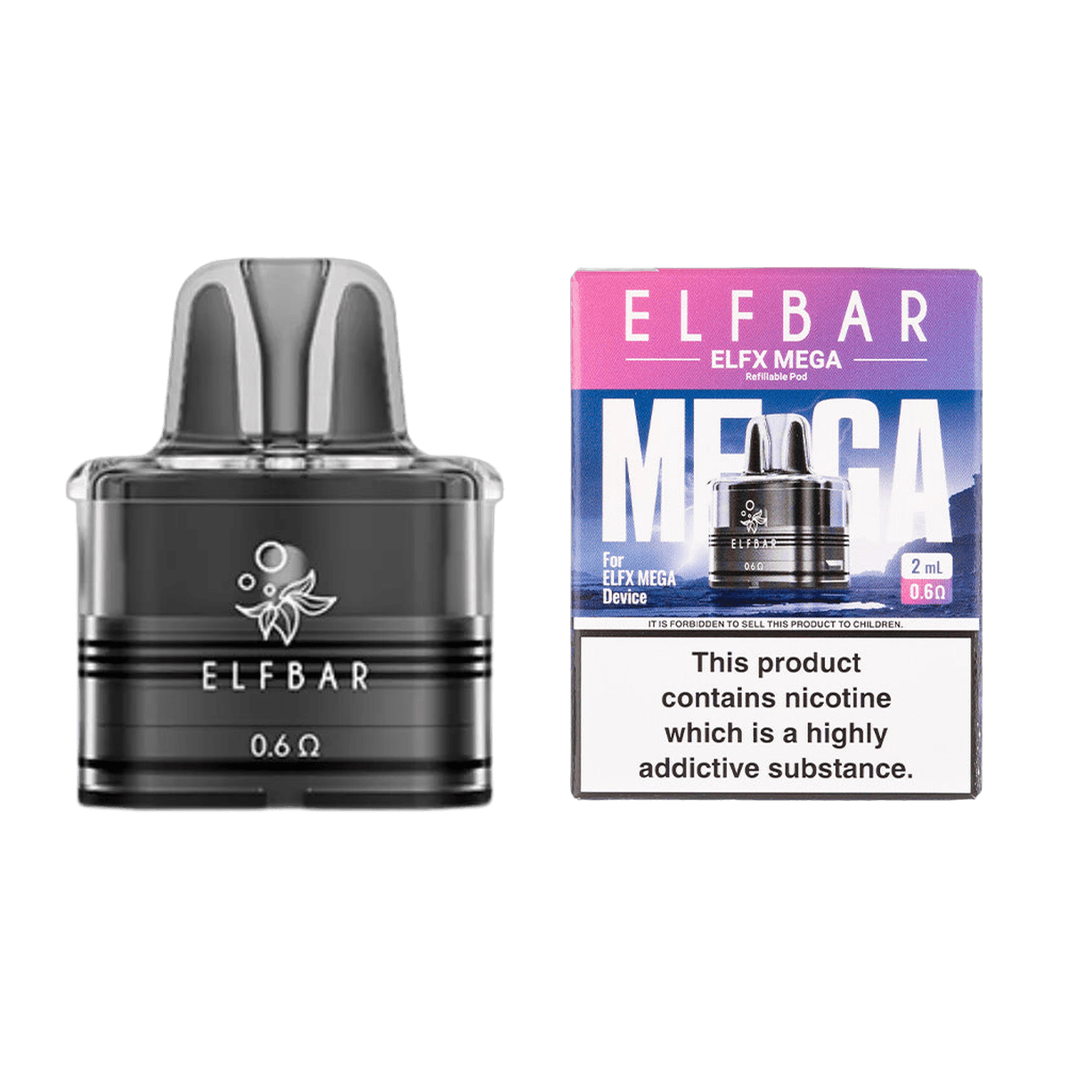 Elf Bar ELFX Mega Replacement Pods - Pod Systems