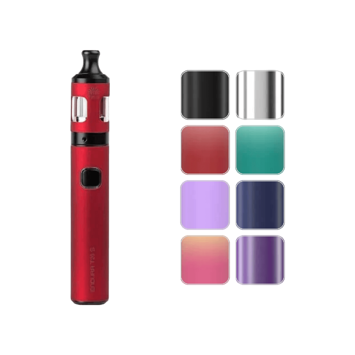 Innokin Endura T20-S Vape Kit shown in twelve colours
