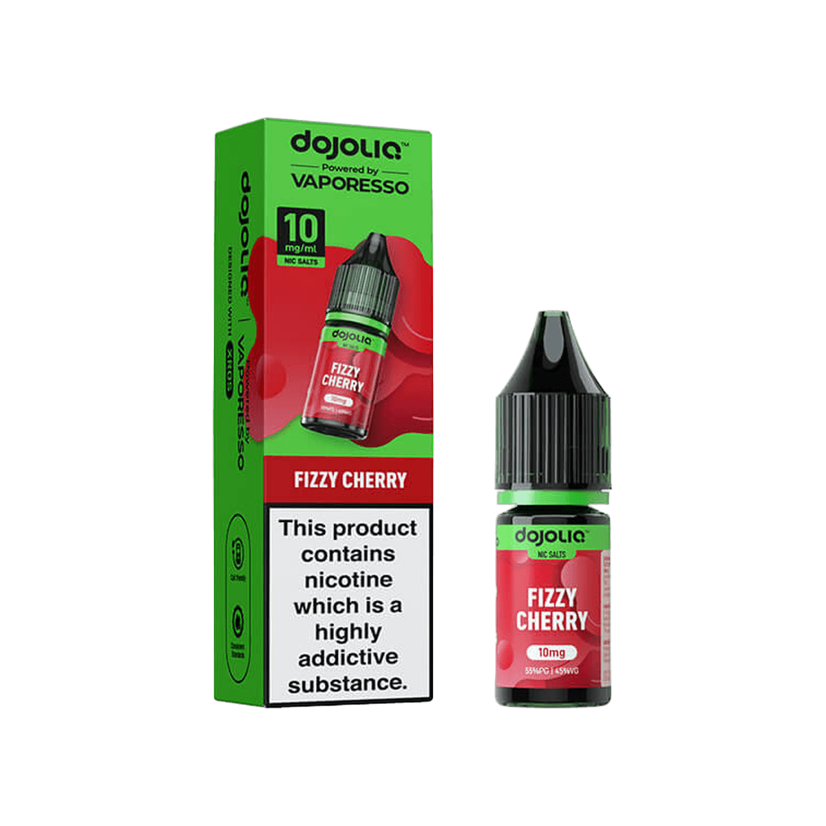 Fizzy Cherry Nic Salt E-Liquid by Dojoliq
