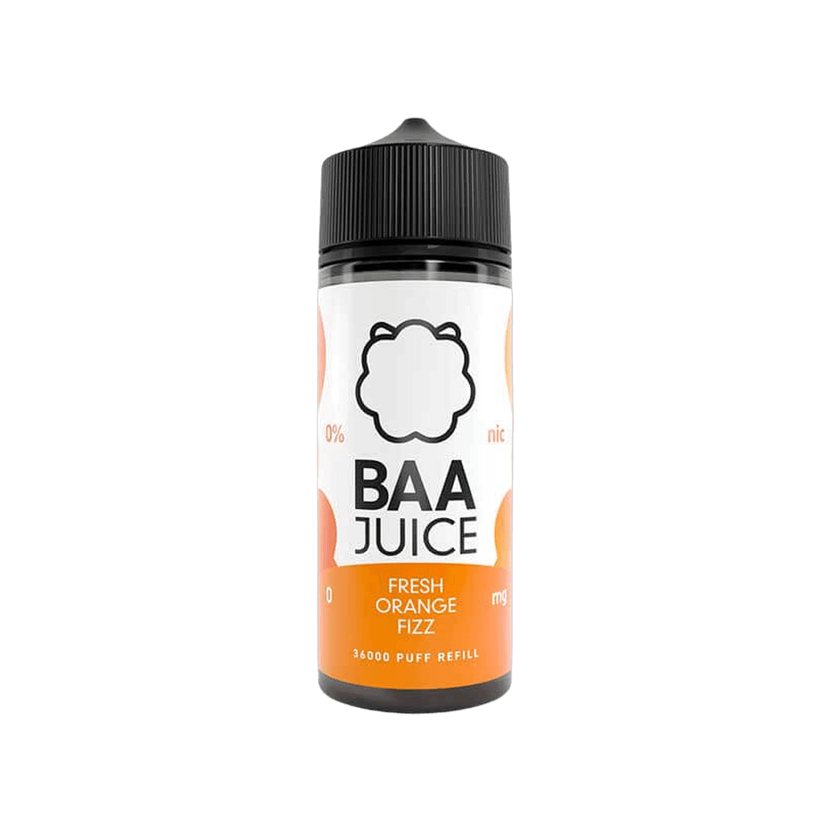 Fresh Orange Fizz 100ml Shortfill E-Liquid by Baa Juice - E-Liquids