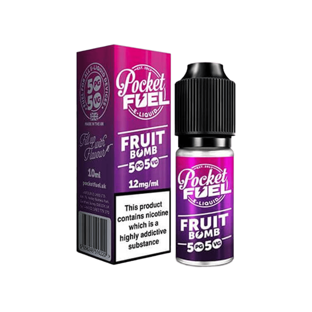 Fruit Bomb 50 50 E-Liquid by Pocket Fuel - E-Liquids
