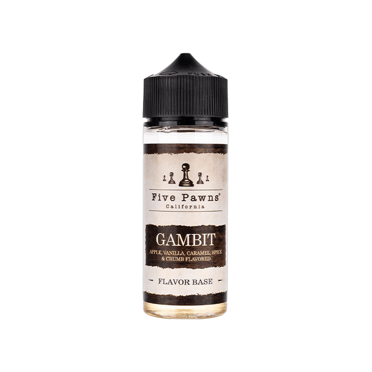 Gambit 100ml Shortfill E-Liquid by Five Pawns - E-Liquids