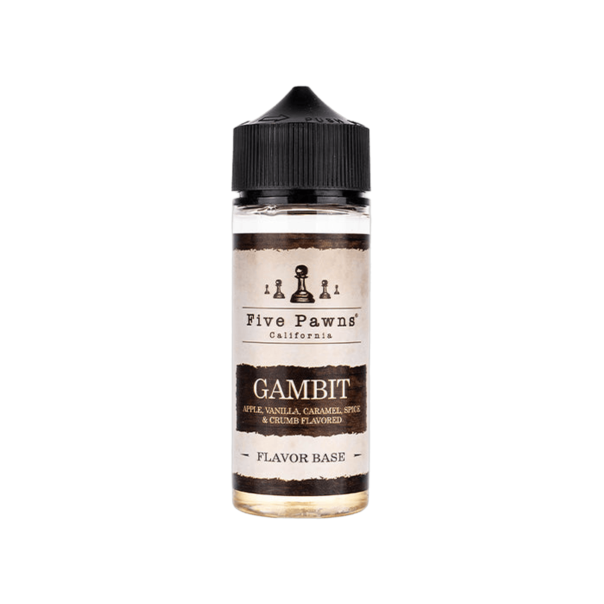 Gambit 100ml Shortfill E-Liquid by Five Pawns