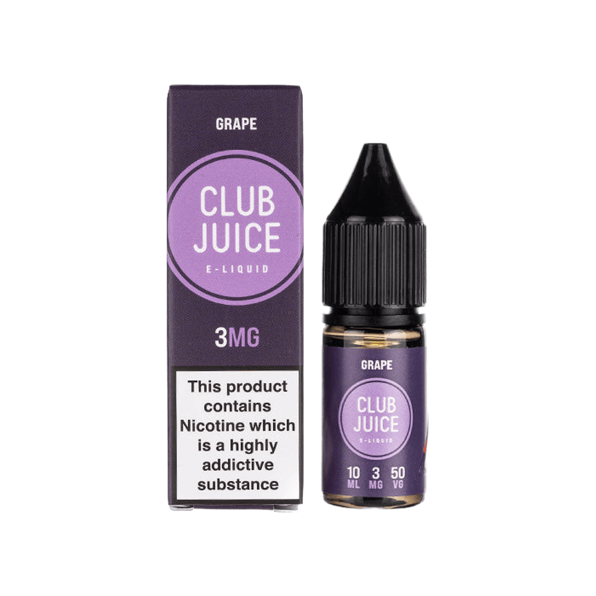 Grape 50/50 E-Liquid by Club Juice