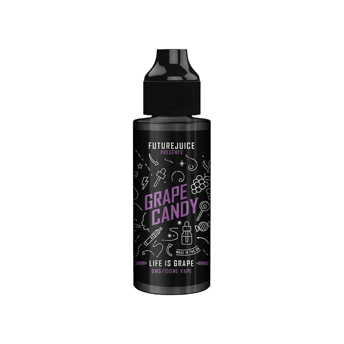 Grape Candy 100ml Shortfill E-Liquid by Future Juice