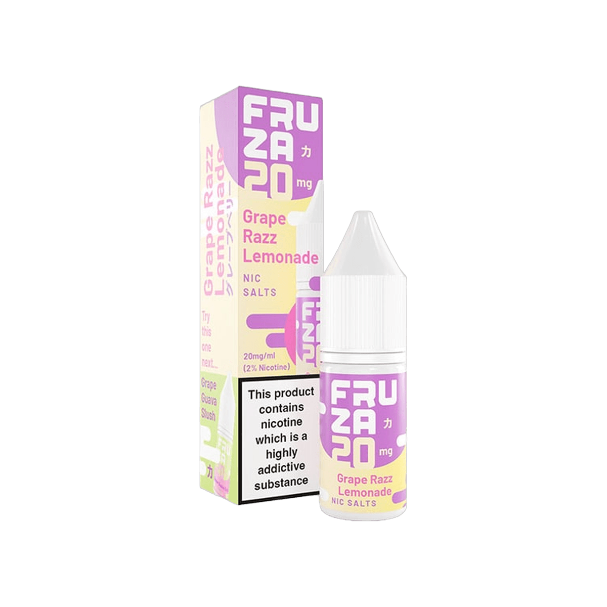 Grape Razz Lemonade Nic Salt E-Liquid by Fruza - E-Liquids