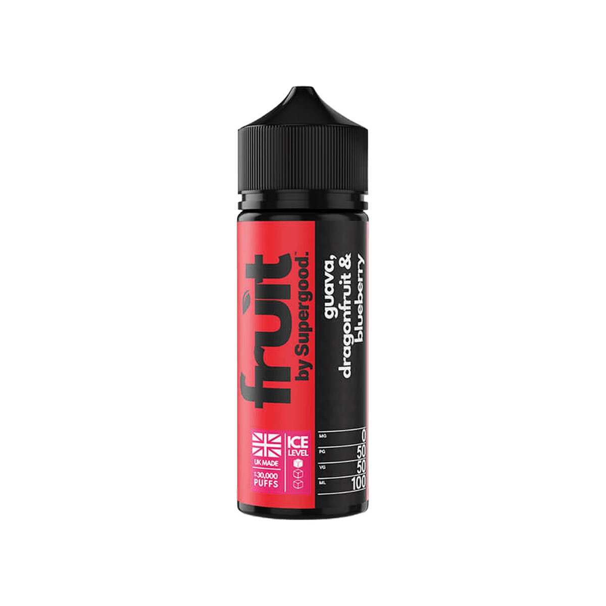 Guava Dragon Fruit & Blueberry 100ml Shortfill E-Liquid by Supergood Fruit