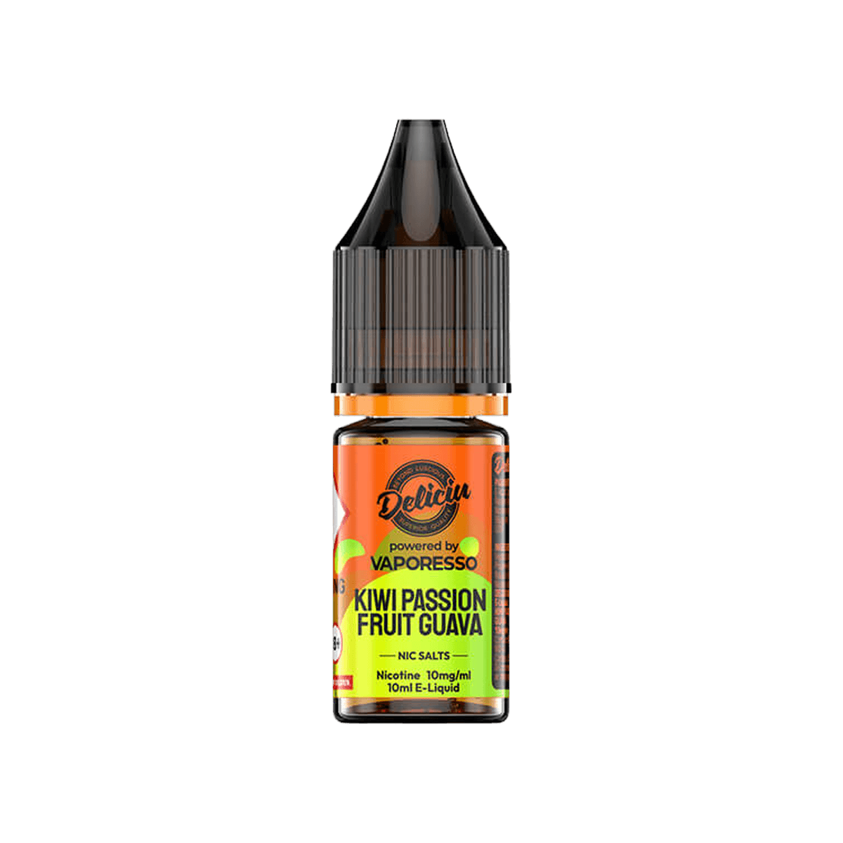 Kiwi Passion Fruit Guava Nic Salt E-Liquid by Deliciu - E-Liquids