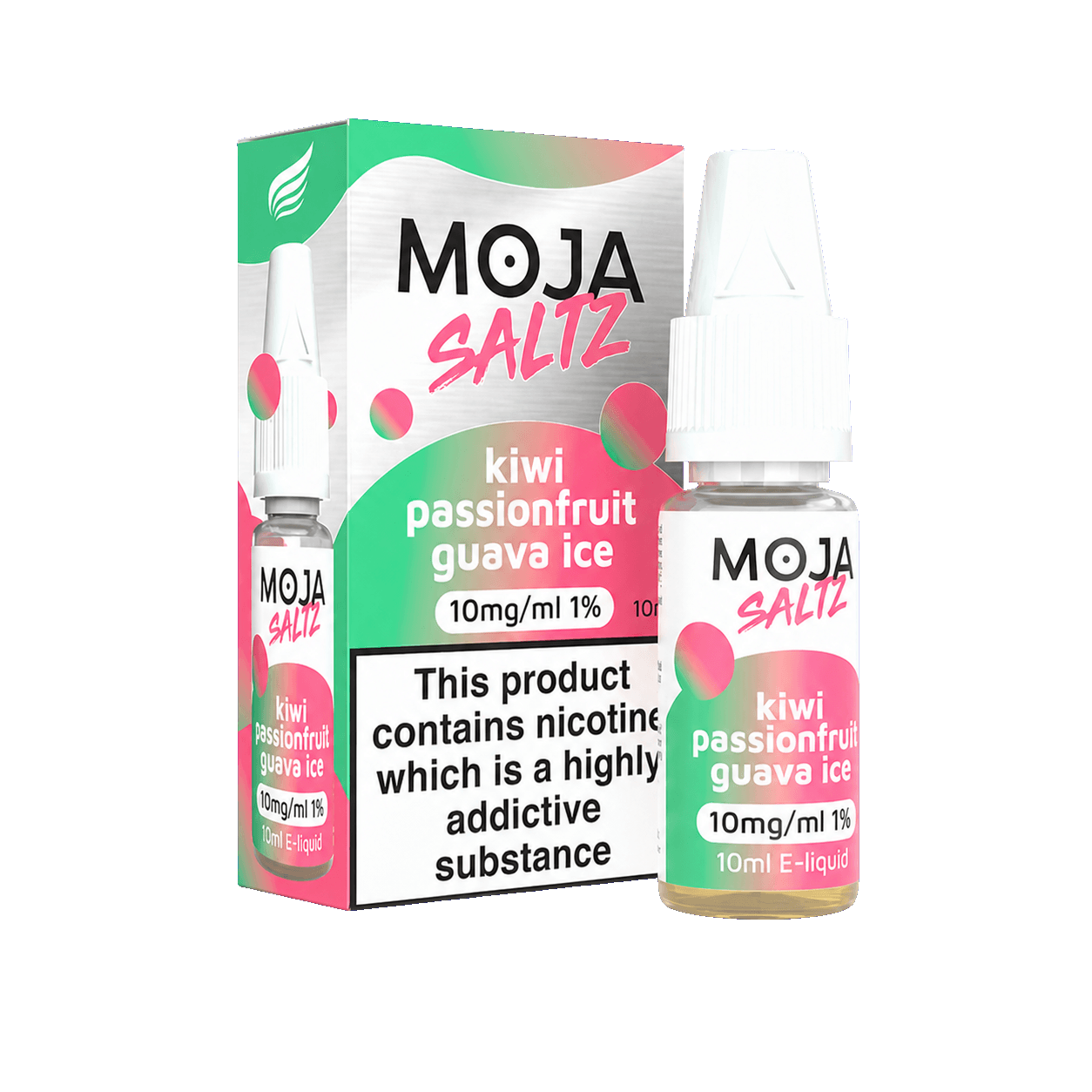 Kiwi Passion Guava Nic Salt E-Liquid by Moja Saltz