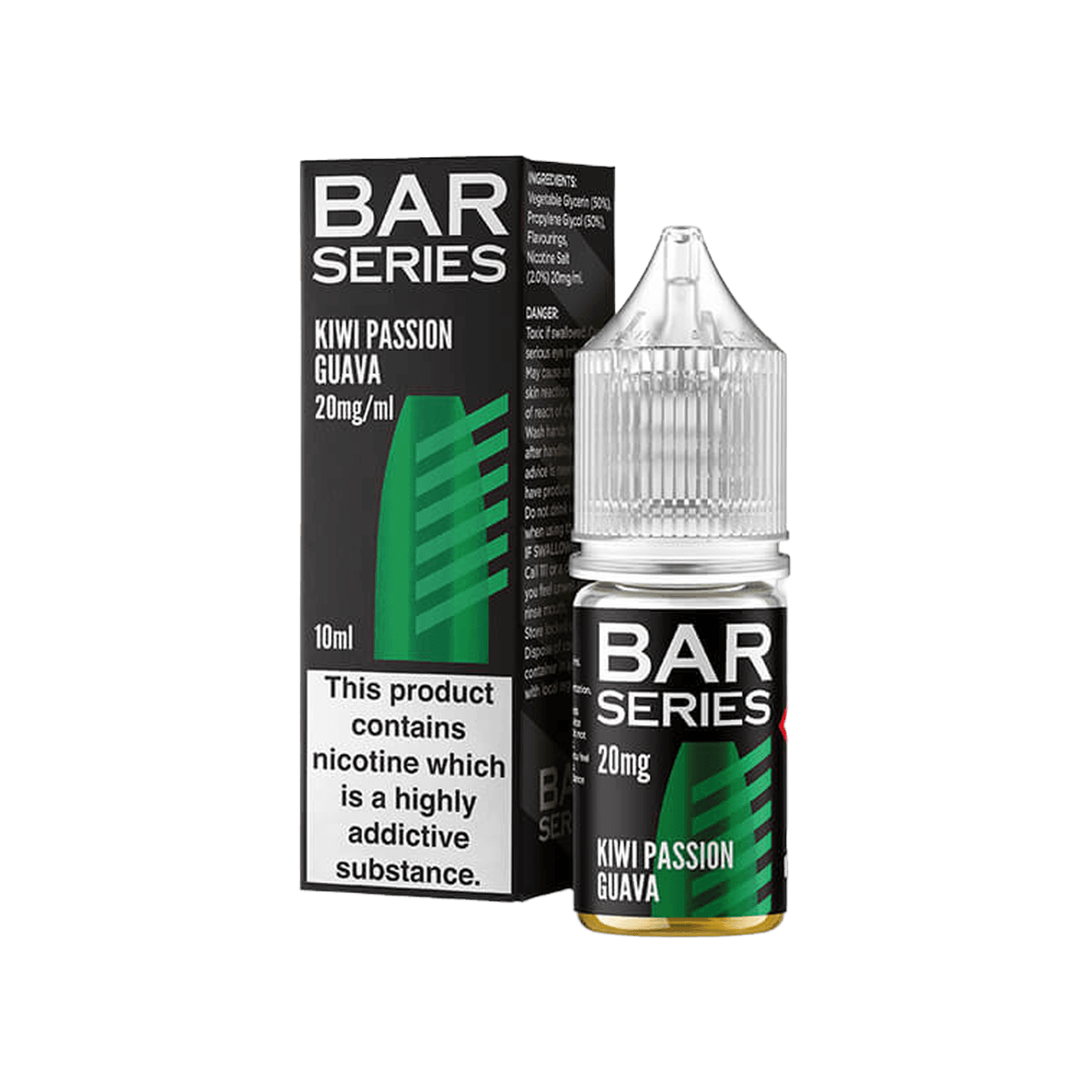Kiwi Passion Guava Nic Salt E-Liquid by Bar Series
