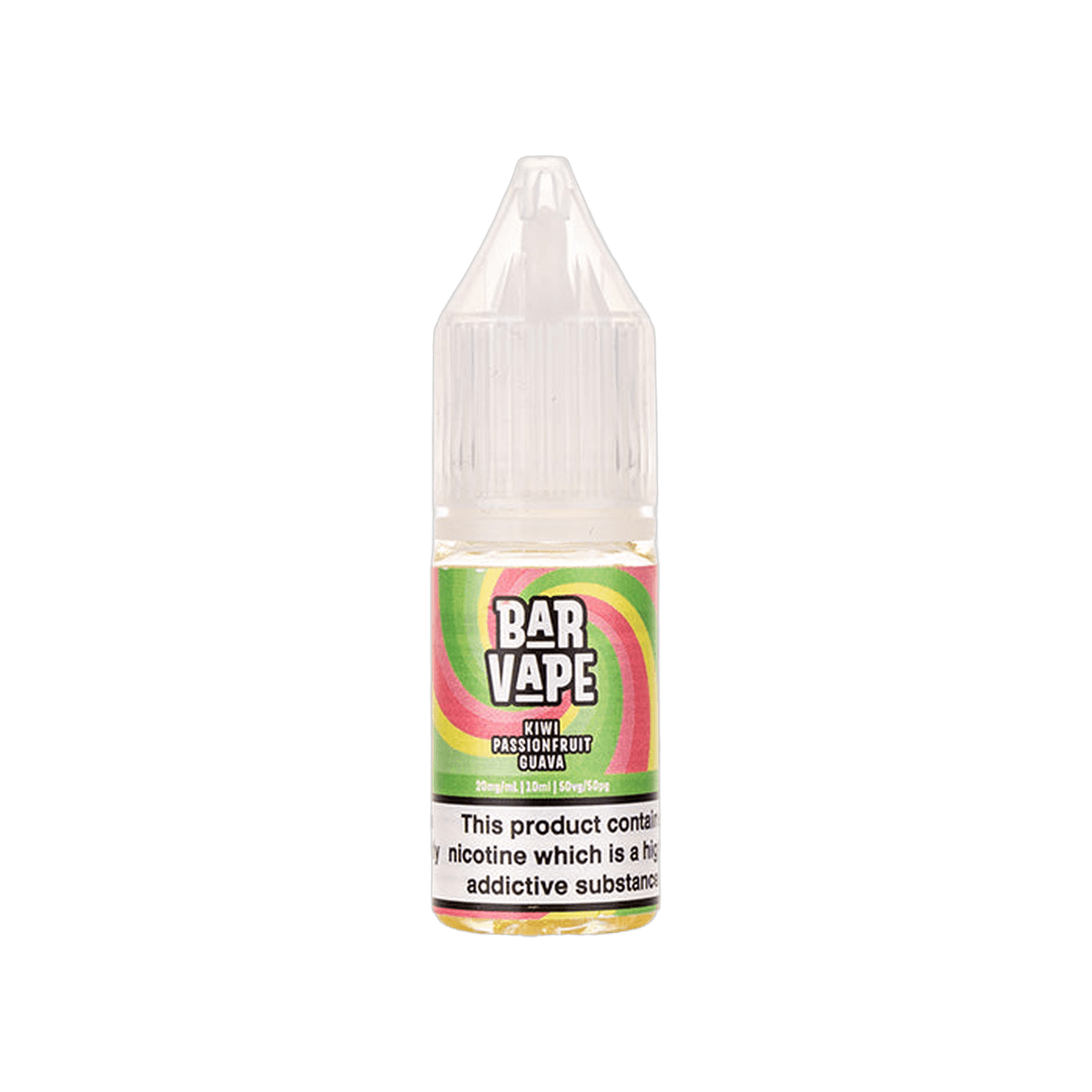 Kiwi Passionfruit Guava Nic Salt E-Liquid by Bar Vape - E-Liquids