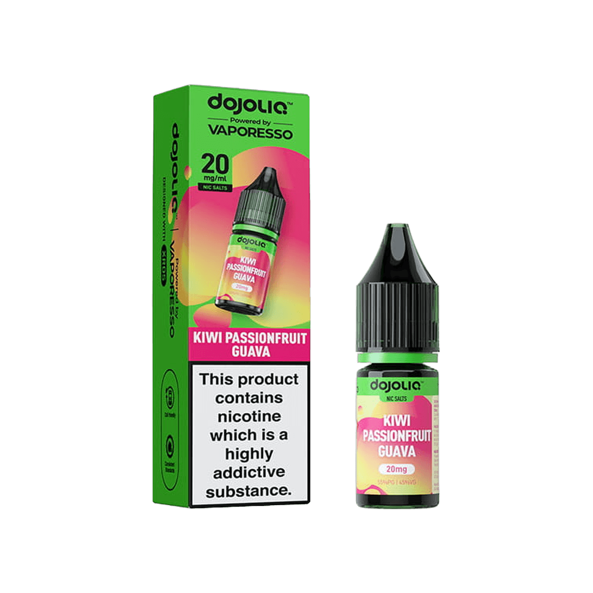 Kiwi Passionfruit Guava Nic Salt E-Liquid by Dojoliq - E-Liquids