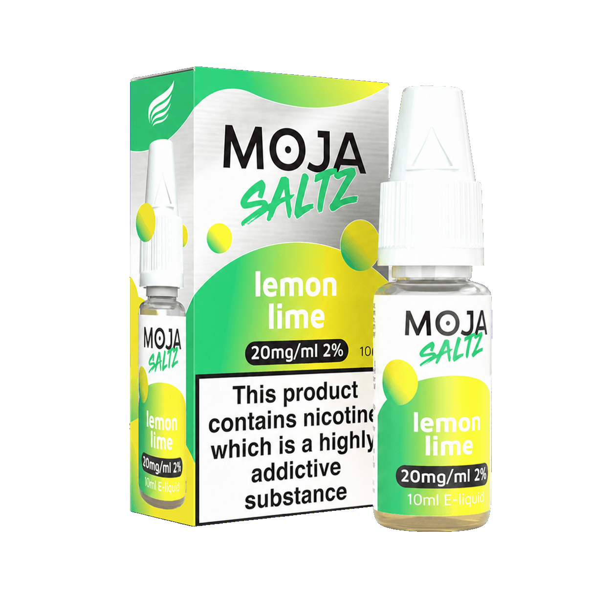 Lemon & Lime Nic Salt E-Liquid by Moja Saltz