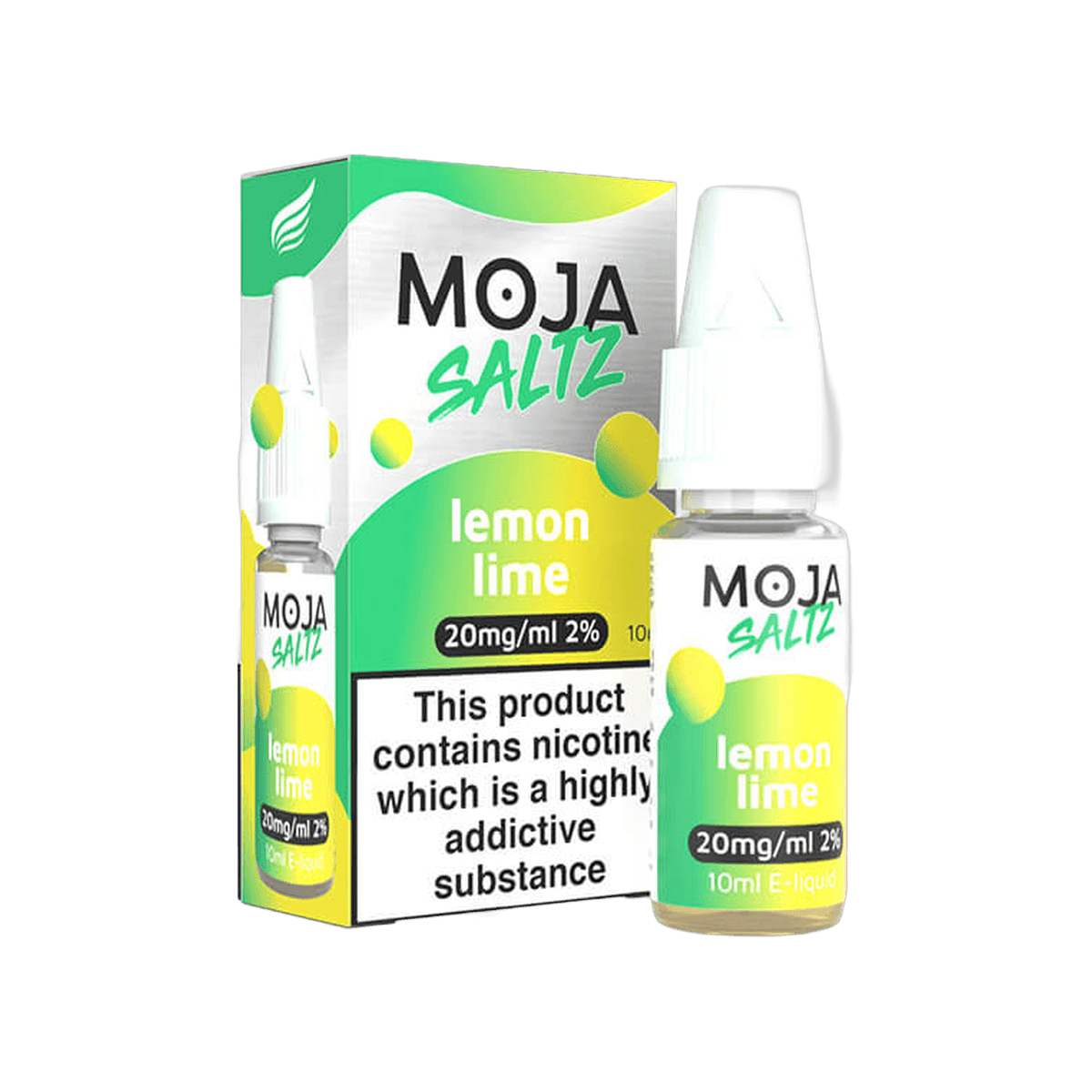 Lemon & Lime Nic Salt E-Liquid by Moja Saltz