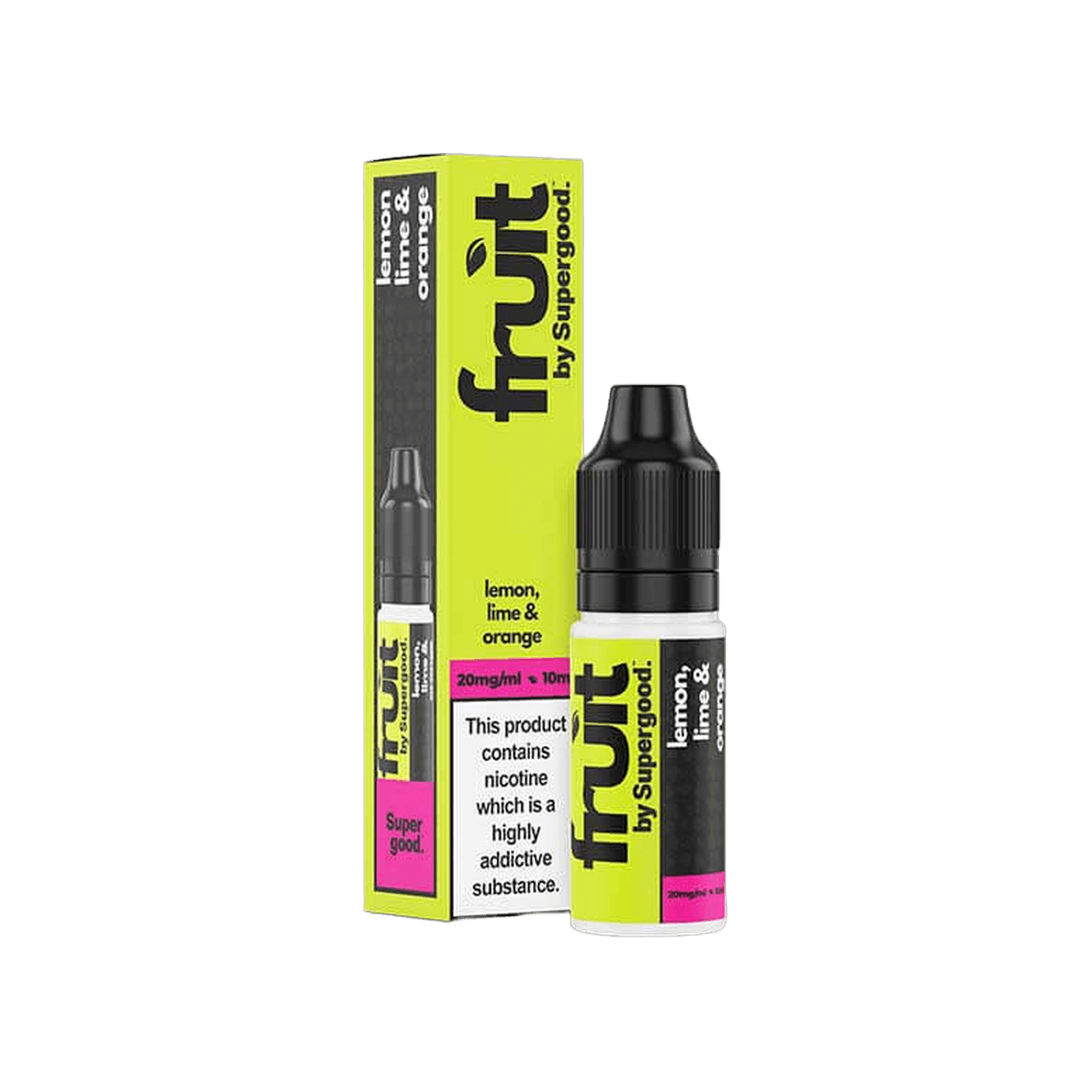 Lemon Lime & Orange Nic Salt E-Liquid by Supergood Fruit