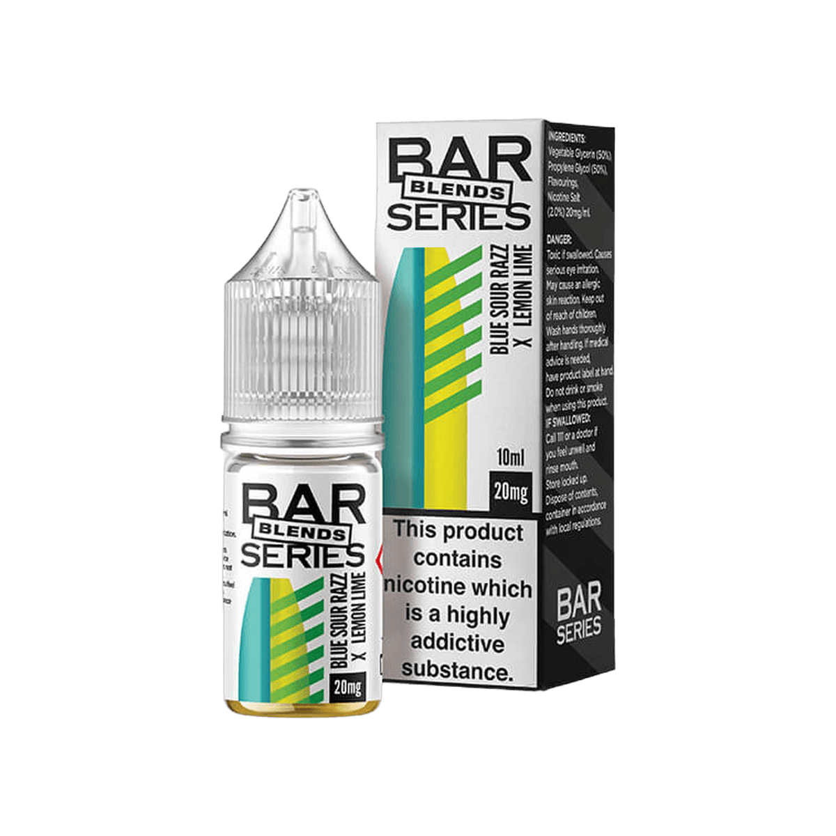 Lemon Lime x Blueberry Sour Razz Nic Salt E-Liquid by Bar Series Blends - E-Liquids
