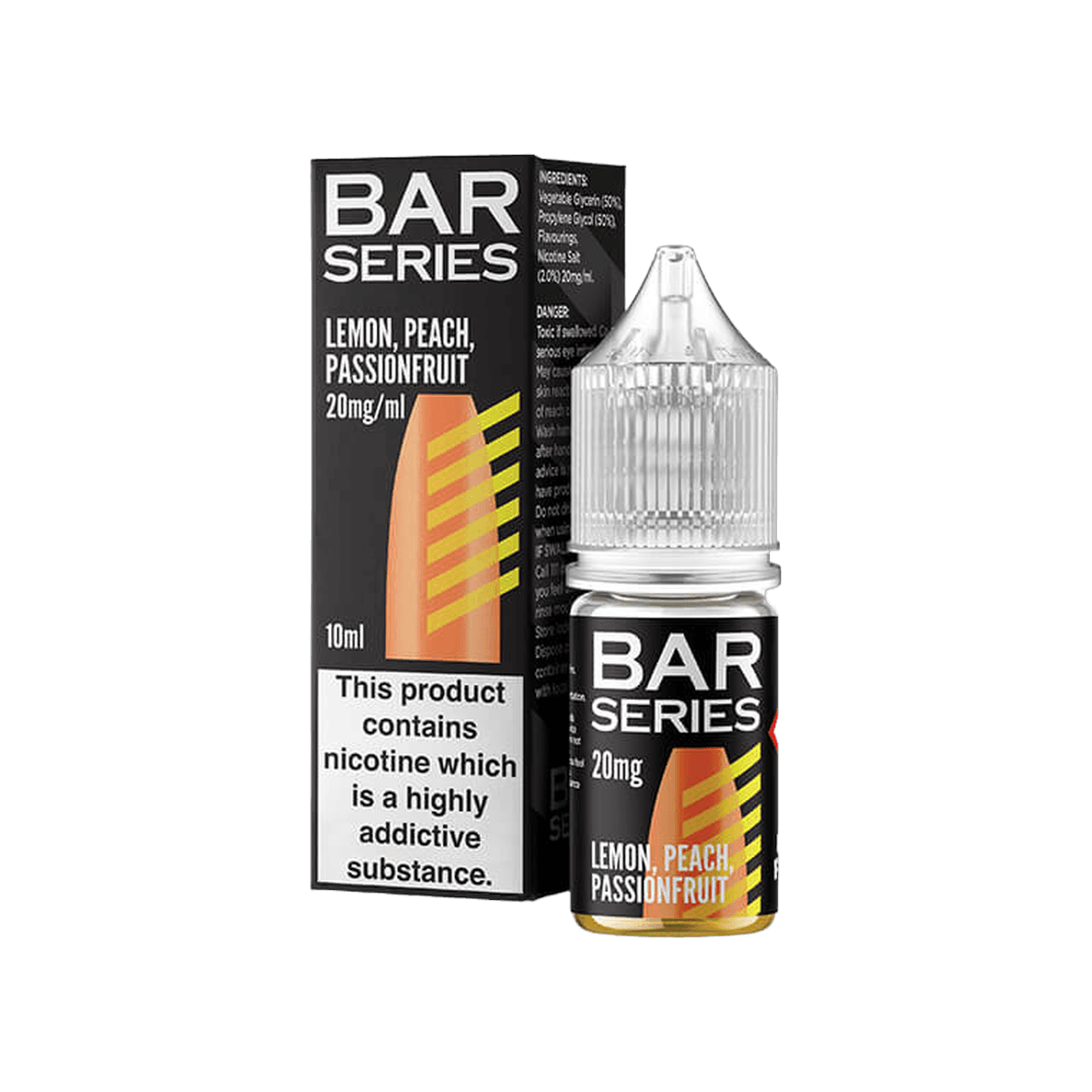 Lemon Peach Passionfruit Nic Salt E-Liquid by Bar Series - E-Liquids