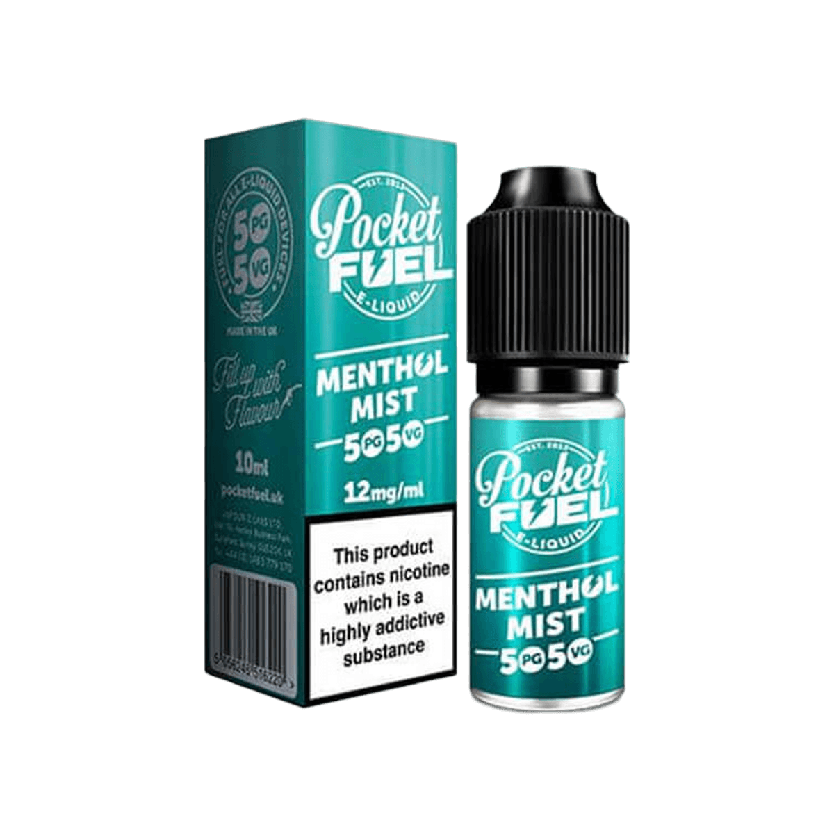 Menthol Mist 50 50 E-Liquid by Pocket Fuel - E-Liquids