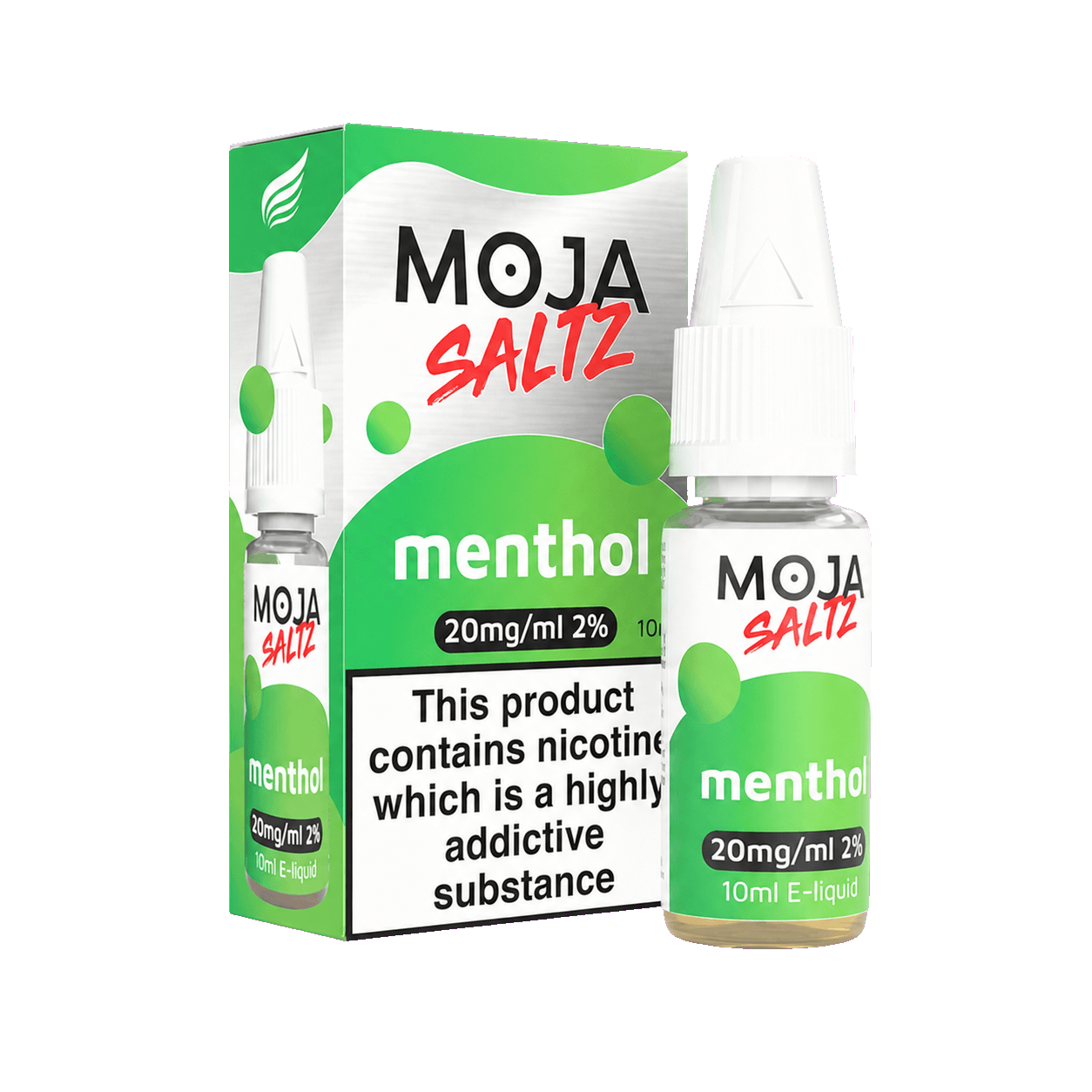 Menthol Nic Salt E-Liquid by Moja Saltz