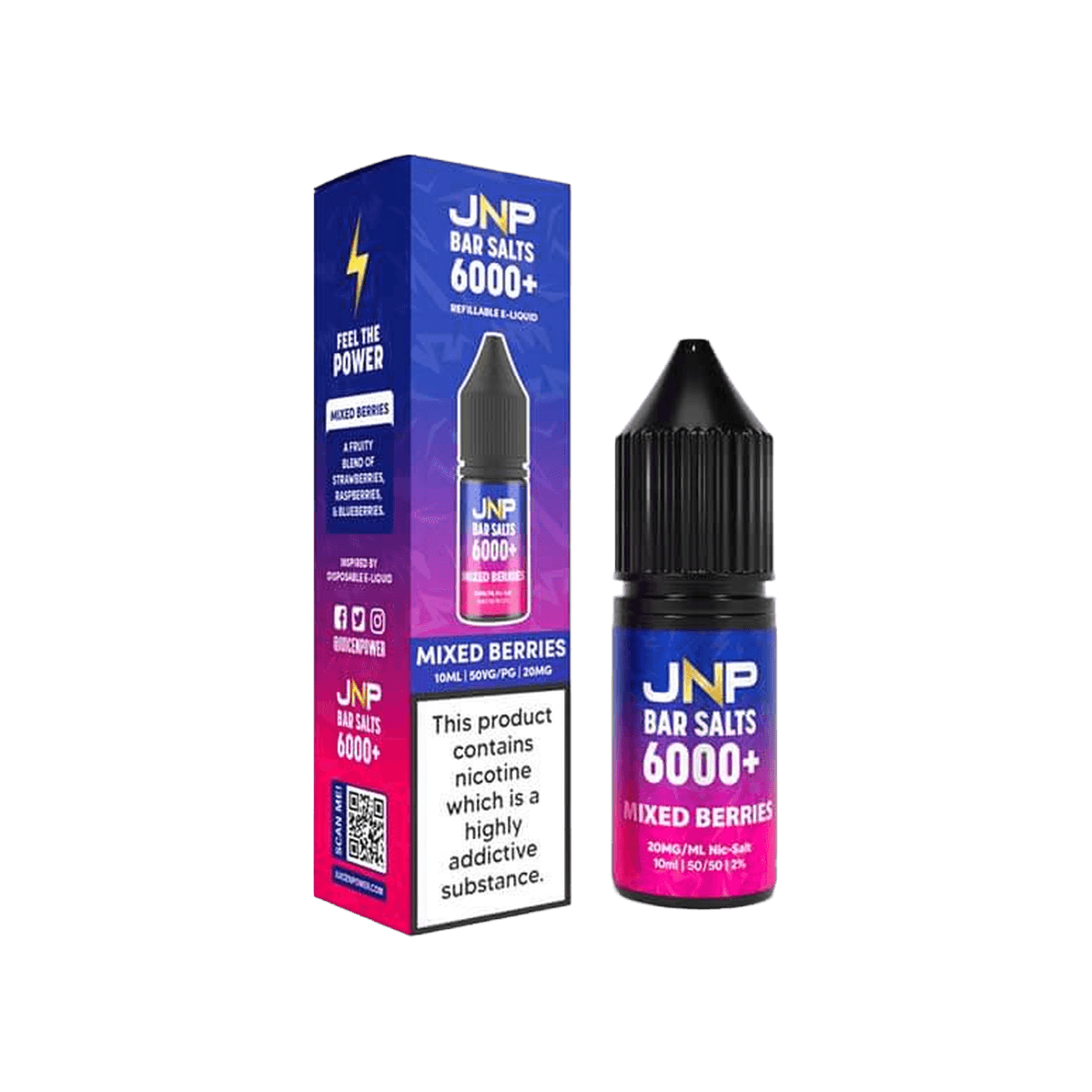 Mixed Berries Bar Salts Nic Salt E-Liquid by Juice N Power - E-Liquids
